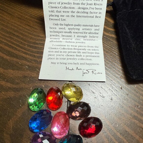 Joan Rivers Classics Collection Interchangeable Colors Omega Necklace - Picture 2 of 5